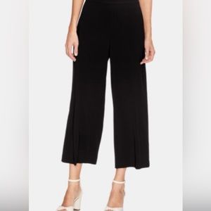 Vince Black Wool Wide Leg Crop Pants - Size 14